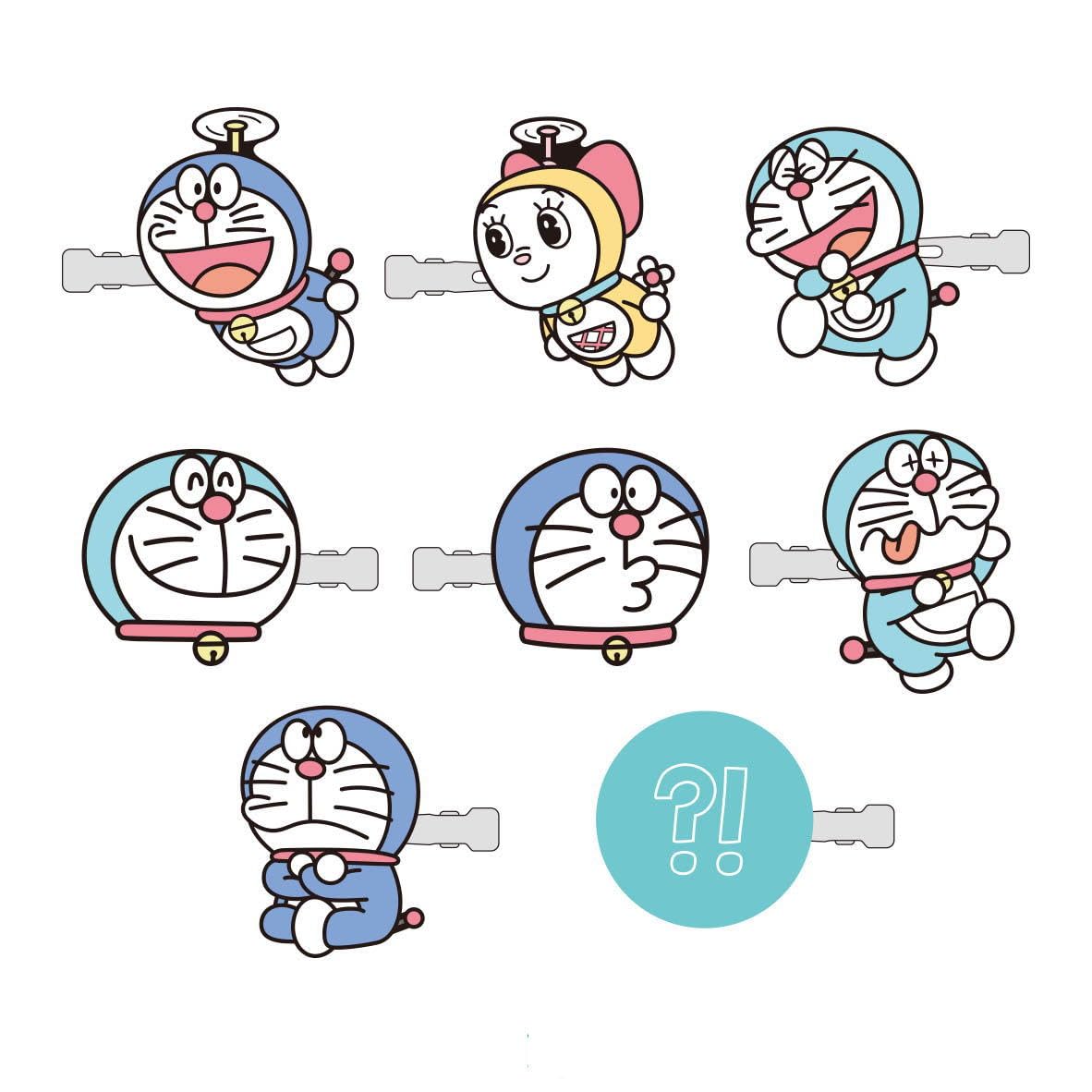 Amazon.co.jp: トーシンパック I'm Doraemon 前髪クリップコレクション